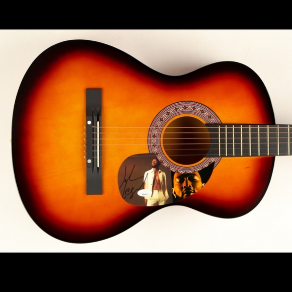 John Legend Autographed 38" Acoustic Guitar - Picture 1 of 3